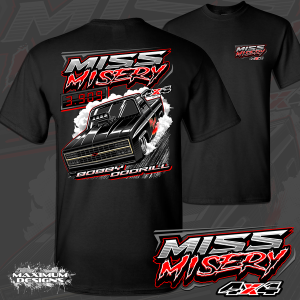 MISS MISERY- Bobby Dodrill T-Shirt- PRE-ORDER