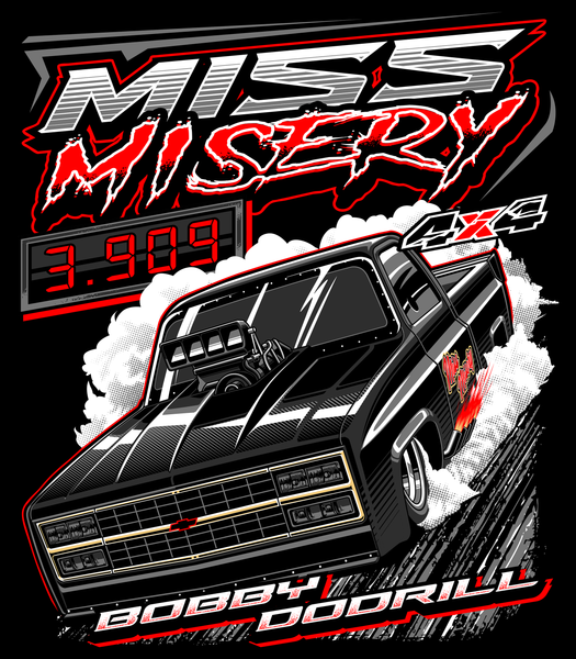 MISS MISERY- Bobby Dodrill T-Shirt- PRE-ORDER
